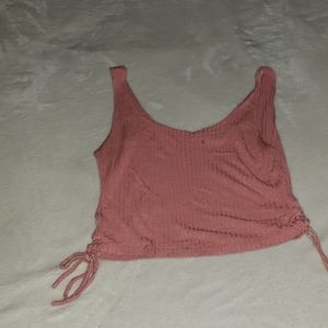Tank Crop M Pink top